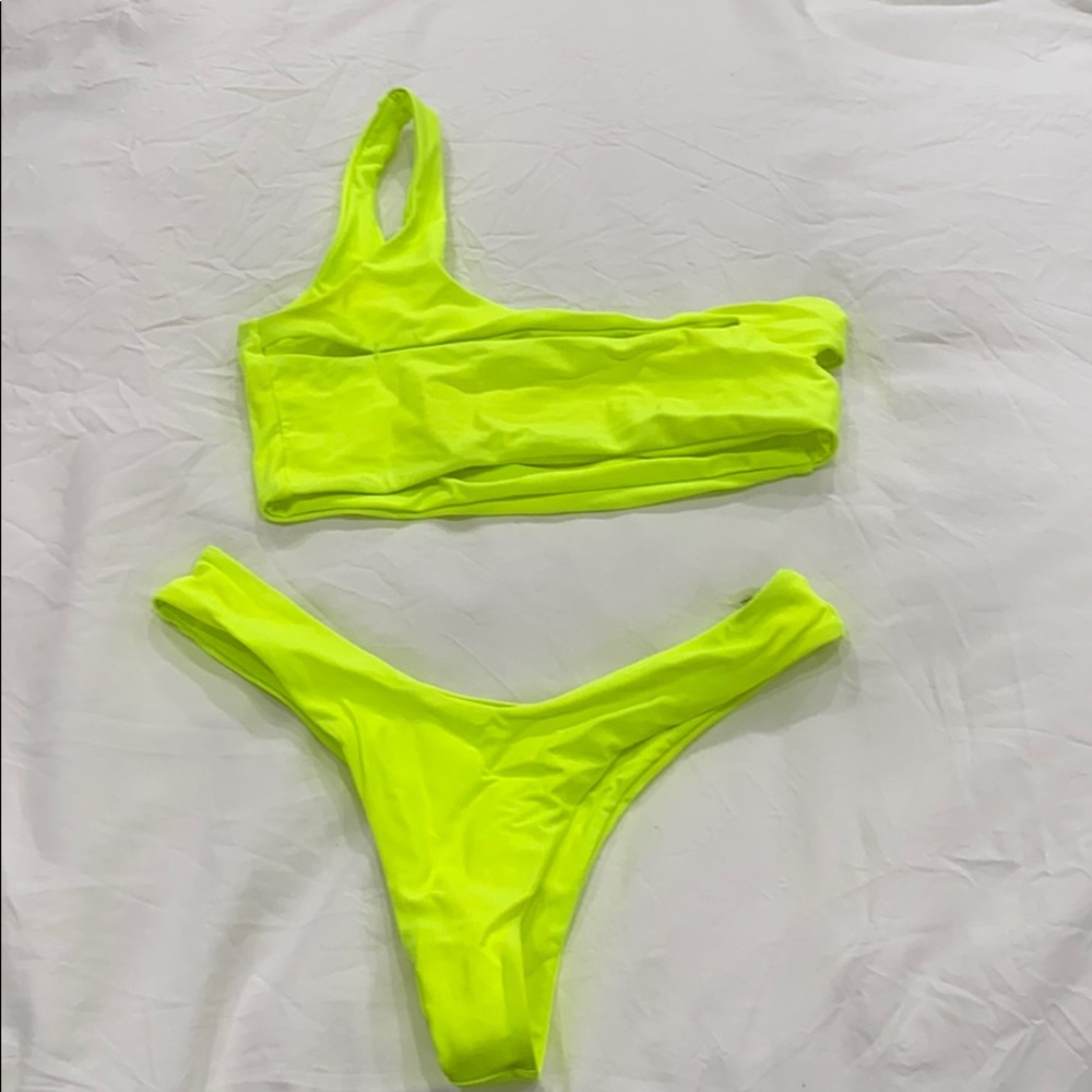 Neon Yellow Bikini